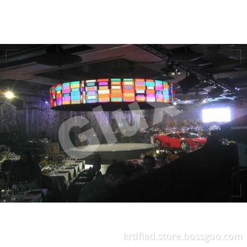 HD SMD1010 Digital Indoor Curved LED Screen With MBI5052 Dr